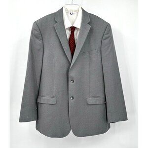 JOSEPH JOS A BANK jacket blazer sport coat 100% wool slim fit gray long 44L